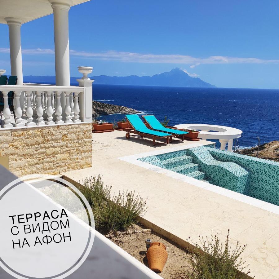 Villa Ulyana Kriaritsi - Athos Sea View & Spa Esterno foto