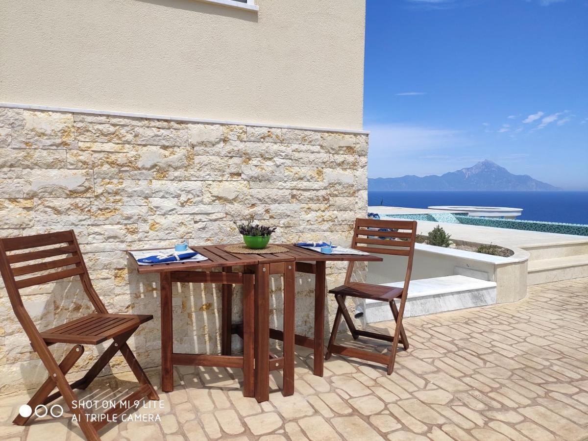 Villa Ulyana Kriaritsi - Athos Sea View & Spa Esterno foto