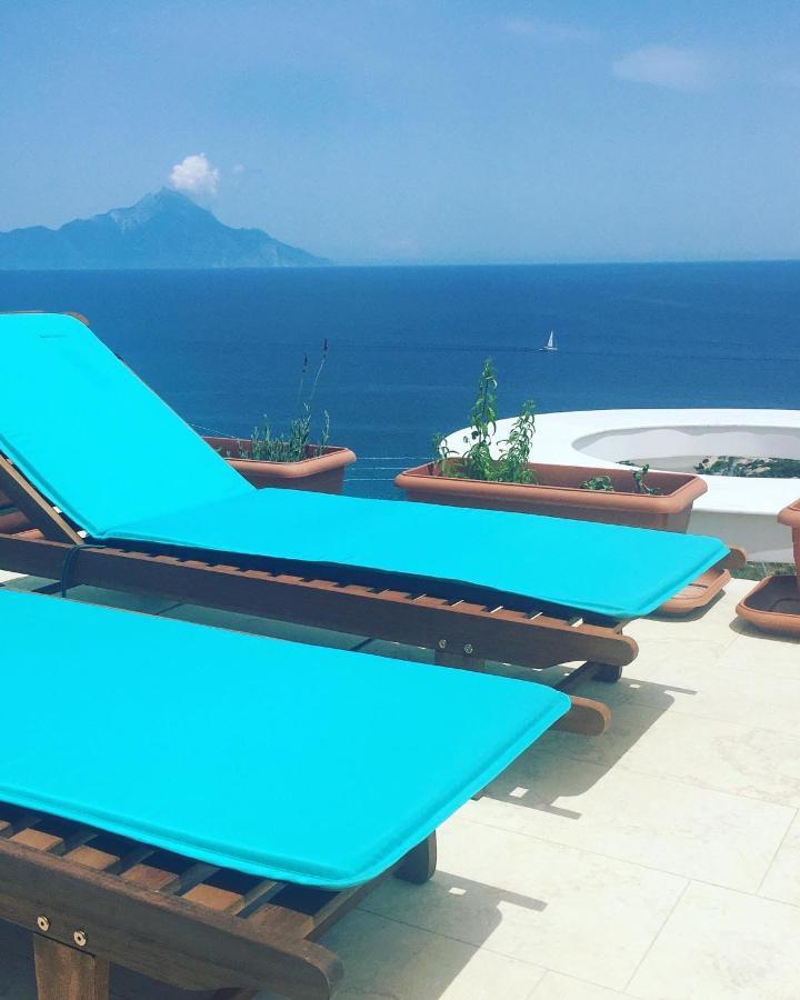 Villa Ulyana Kriaritsi - Athos Sea View & Spa Esterno foto