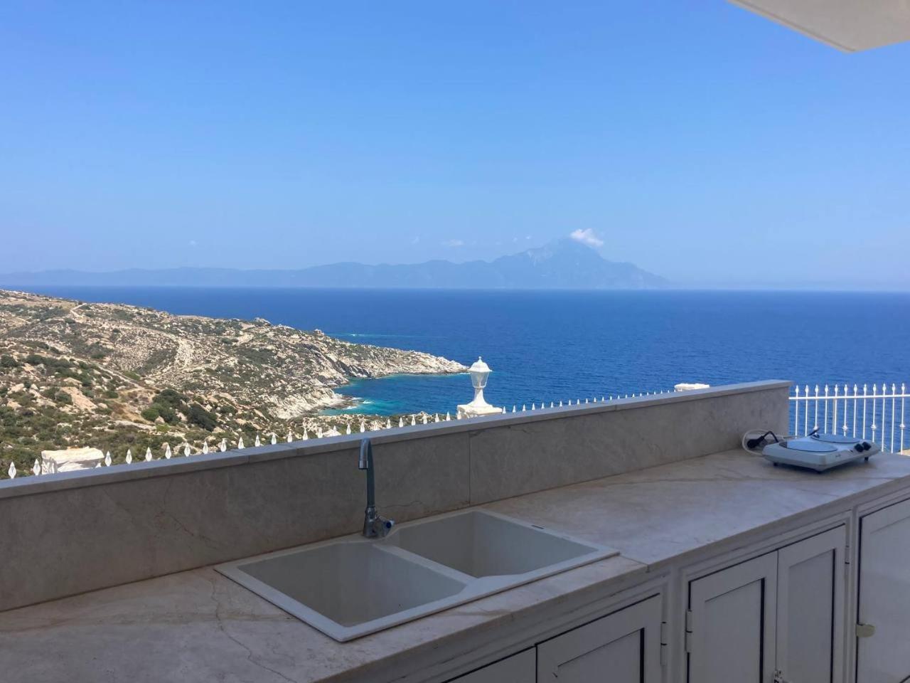 Villa Ulyana Kriaritsi - Athos Sea View & Spa Esterno foto